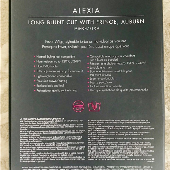 Professional Wig Long Red Hair, Alexia” NWT & Box - Picture 2 of 2